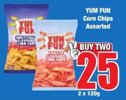 Boxer Superstores YUM FUN Corn Chips Assorted offer