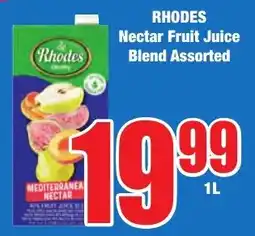 Boxer Superstores RHODES Nectar Fruit Juice Blend Assorted offer