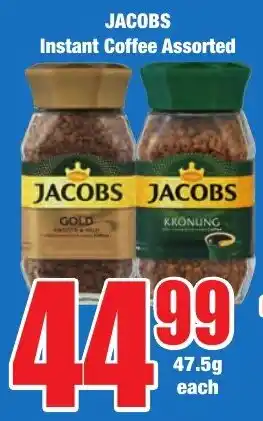 Boxer Superstores JACOBS Instant Coffee Assorted offer