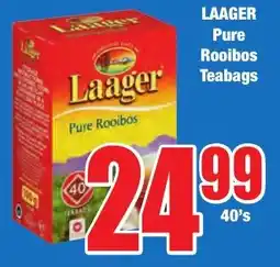 Boxer Superstores LAAGER Pure Rooibos Teabags offer