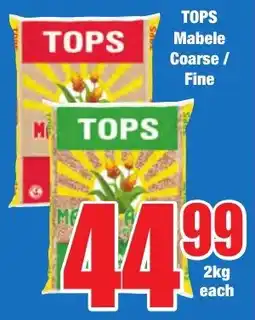 Boxer Superstores TOPS Mabele Coarse/ Fine offer