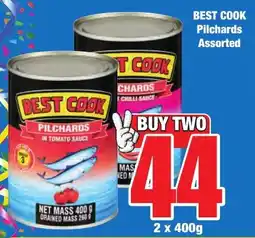 Boxer Superstores BEST COOK Pilchards Assorted offer