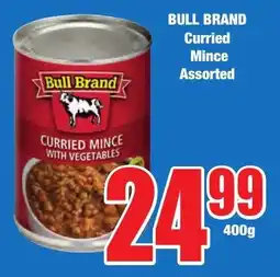 Boxer Superstores BULL BRAND Curried Mince Assorted offer