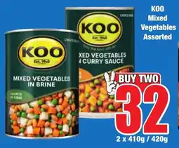 Boxer Superstores KOO Mixed Vegetables Assorted offer