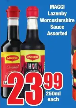 Boxer Superstores MAGGI Lazenby Worcestershire Sauce Assorted offer