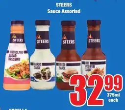 Boxer Superstores STEERS Sauce Assorted offer