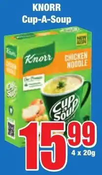 Boxer Superstores KNORR Cup-A-Soup offer