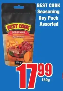 Boxer Superstores BEST COOK Seasoning Doy Pack Assorted offer