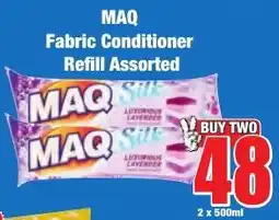 Boxer Superstores MAQ Fabric Conditioner Refill Assorted offer