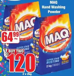 Boxer Superstores MAQ Hand Washing Powder offer