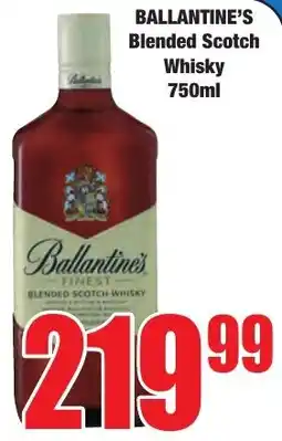 Boxer Superstores BALLANTINE'S Blended Scotch Whisky offer