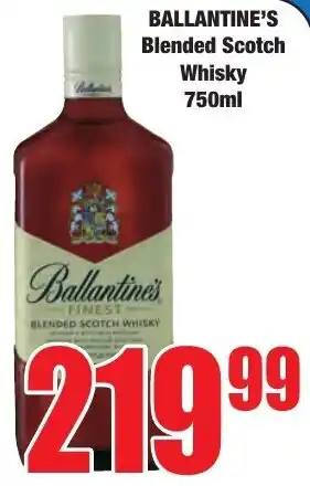 Boxer Superstores BALLANTINE'S Blended Scotch Whisky offer