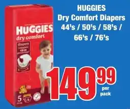 Boxer Superstores HUGGIES Dry Comfort Diapers offer
