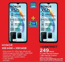 Incredible Connection Honor X5B 64GB + X5B 64GB offer
