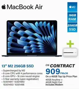 Incredible Connection MacBook Air 13" M2 256GB SSD offer