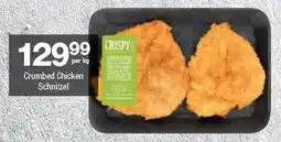 Checkers Crumbed Chicken Schnitzel offer