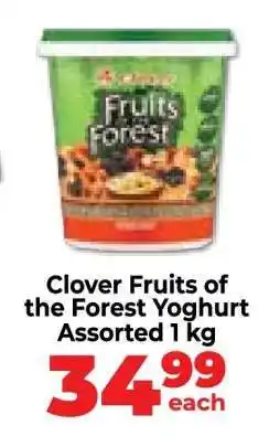 Food Lover's Market Clover Fruits of the Forest Yoghurt Assorted 1 kg offer