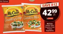 Checkers McCain Garden Mix/Country Crop Frozen Vegetables offer