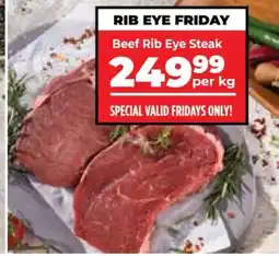 Food Lover's Market Beef Rib Eye Steak offer