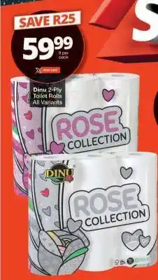 Checkers Dinu 2-Ply Toilet Rolls offer
