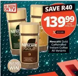 Checkers Nescafé Gold Caffeinated Instant Coffee offer