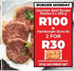 Food Lover's Market Gourmet Beef Burger Patties 5 x 200 g offer
