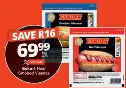 Checkers ESKORT RED/SMOKED VIENNAS offer