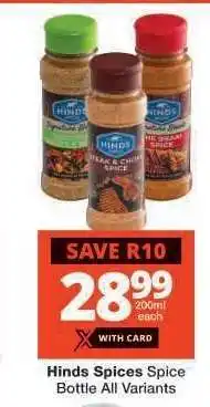 Checkers Hinds Spices offer