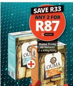 Checkers Ouma Rusks offer