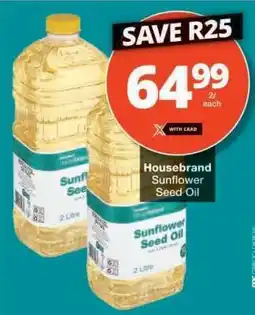 Checkers Housebrand Sunflower Seed Oil offer