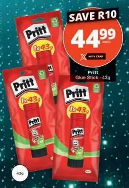 Checkers Pritt Glue Stick offer