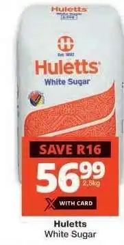 Checkers Huletts White Sugar offer