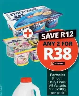 Checkers Parmalat Smooth Dairy Snack offer