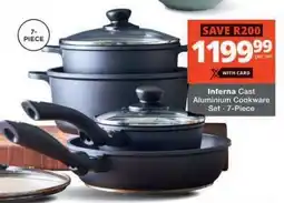 Checkers Inferna Cast Aluminium Cookware Set - 7-Piece offer