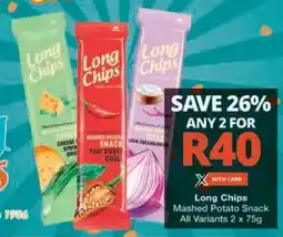 Checkers Long Chips offer