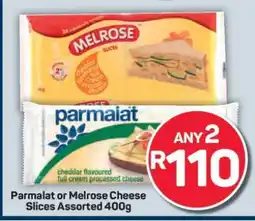 Pick n Pay Parmalat or Melrose Cheese Slices Assorted 400g offer