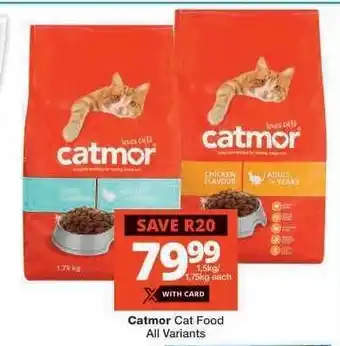 Checkers CATMOR CAT FOOD offer
