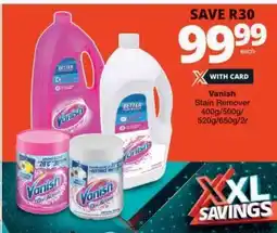 Checkers Vanish Stain Remover offer