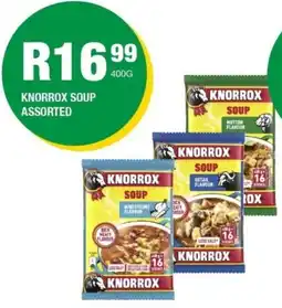 Take 'n Pay Knorrox soup assorted offer