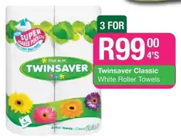 Take 'n Pay Twinsaver Classic White Roller Towels offer
