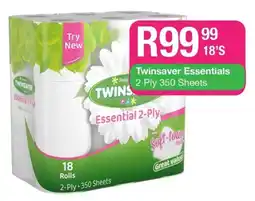 Take 'n Pay Twinsaver Essentials 2-Ply 350 Sheets offer