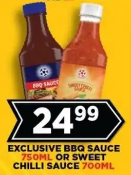 Goal Supermarket Exclusive bbq sauce or sweet chilli sauce offer