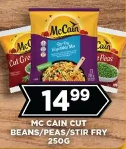 Goal Supermarket Mc cain cut beans/ peas/ stir fry offer