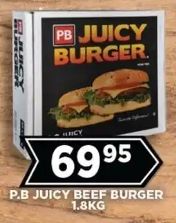 Goal Supermarket P.b juicy beef burger offer