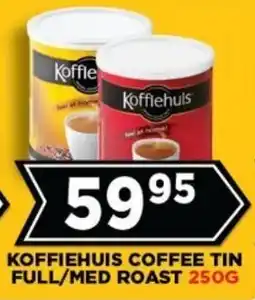 Goal Supermarket Koffiehuis coffee tin full/ med roast offer