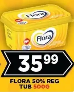 Goal Supermarket Flora 50% reg tub offer