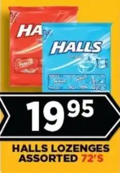 Goal Supermarket Halls lozenges assorted offer