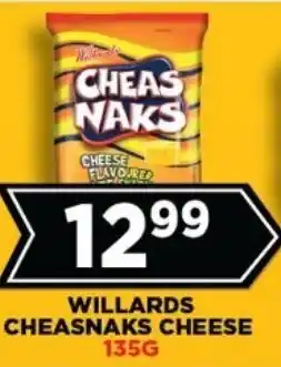 Goal Supermarket Willards cheasnaks cheese offer