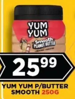Goal Supermarket Yum yum p/butter smooth offer