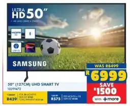 Russells SAMSUNG 50" 127CM UHD Smart T TV offer